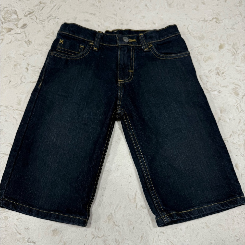 Wrangler Kids Dark Blue Denim Shorts
